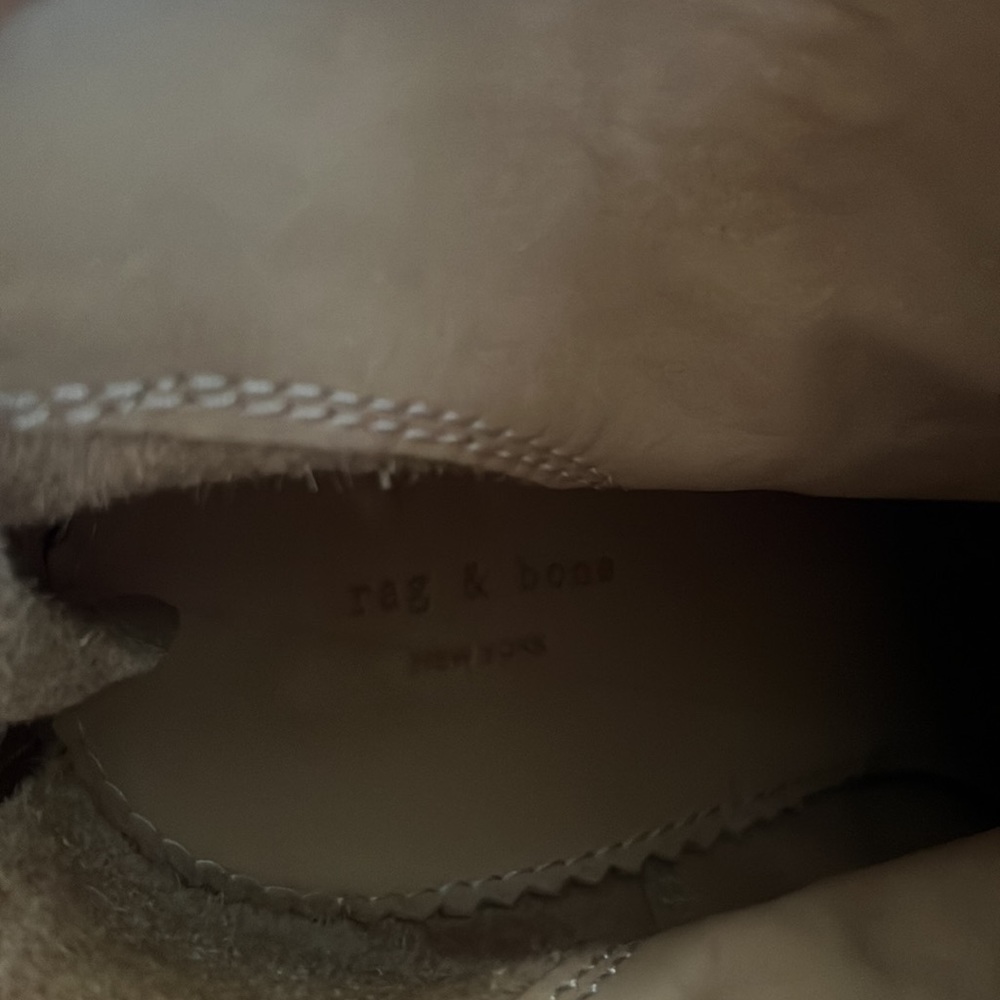 Rag & Bone Beige Canvas Booties. Barely Worn - He… - image 8
